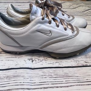 Nike Air Zoom T@C 335948-111 Leather Ladies Golf Shoes Size 8